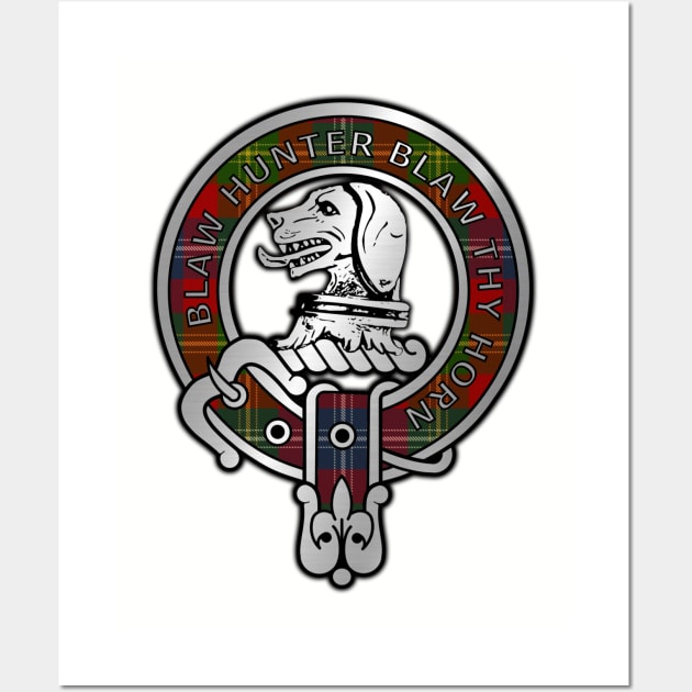 Clan Forrester Tartan Crest Wall Art by Taylor'd Designs